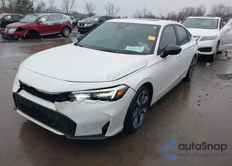 2025 Honda Civic Hybrid Sport Touring z USA, uszkodzony, nr VIN 19XFL4H95SE004261